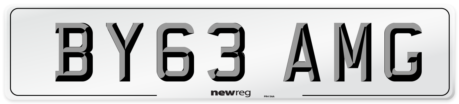 BY63 AMG Number Plate from New Reg